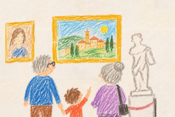 A Palazzo con i nonni